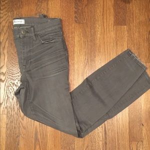 Grey high rise skinny jeans